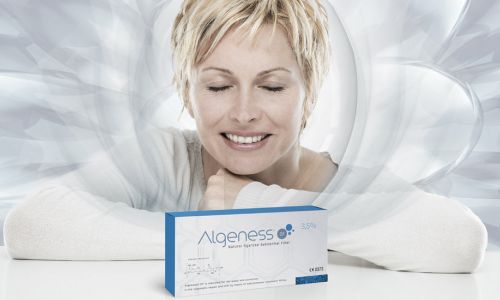 Algeness Frau mit Algeness Dermafiller